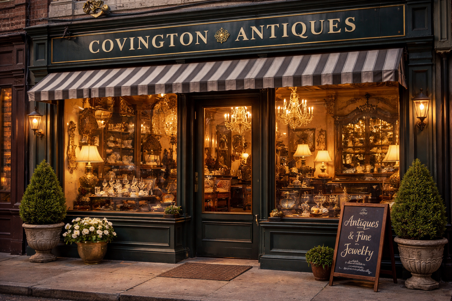 Antique store exterior